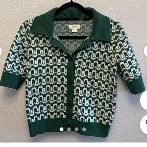 Anthropologie Maeve Kinsey cropped sweater sz Small